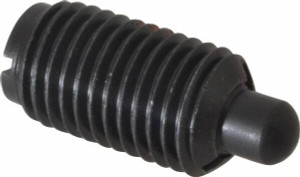 Jergens M16 x 2.0, 28.5mm Thread Length, 8mm Plunger Projection, Steel Threaded Spring Plunger 7.87mm Max Plunger Diam, 28.5mm Plunger Length, 1.59 Kg Init End Force, 11.79 Kg Final End Force 26777 - 82507146