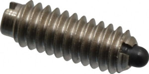 Vlier 8-32, 7/16" Thread Length, 0.052" Plunger Projection, Steel Threaded Spring Plunger 0.07" Max Plunger Diam, 0.437" Plunger Length, 1.5 Lb Init End Force, 4.75 Lb Final End Force M50A - 62119839
