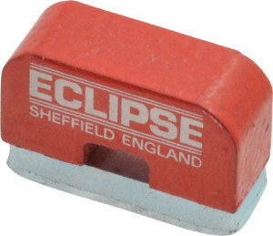 Eclipse Magnetics 5/16" Overall Width, 7/8" Deep, 7/16" High, 1 Lb Average Pull Force, Alnico Horseshoe Magnet 550°C Operating Temprature, 1/4" Gap Width, 5/16" Pole Width, Grade 5 Alnico E801 - 06570006