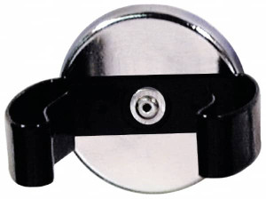 Mag-Mate 7 Lb Max Pull Force, 1-1/8" Overall Height, 1.24" Diam, Ceramic Cup Magnet Clamp Style, 5/8" Clamp Opening, Chrome Plated MX1000ZP01 - 76627660
