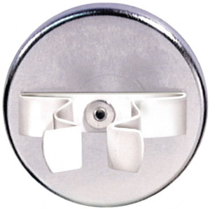 Mag-Mate 19 Lb Max Pull Force, 2-5/16" Overall Height, 2.03" Diam, Ceramic Cup Magnet Clamp Style, 1-1/4" Clamp Opening, Chrome Plated MX2000WP01 - 76627793