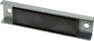 Eclipse Magnetics 45 Max Pull Force Lb, 5-1/2" Long x 1-3/8" Wide x 1/2" Thick, Rectangular Channel, Ceramic Fixture Magnet 212°F Max Operating Temp, 0.01" Mounting Hole Diam, Stainless Steel Housing E662/MSC - 64826142