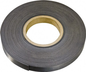Mag-Mate 600" Long x 1/2" Wide x 1/8" Thick Flexible Magnetic Strip 14 Lb Max Pull Force, 8 Linear Ft/Lb Magnetic Pull Force, Plain Back, Dark Brown MRN120X0050X050 - 67210013