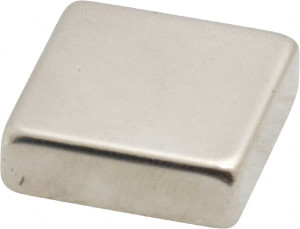 Eclipse Magnetics 16.5 Lb Max Holding Capacity Neodymium Rare Earth Block Magnet 3/4" Long x 3/4" Wide x 1/4" High, 248°F Max Operating Temp N152/MSC - 00232397