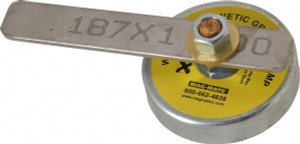 Mag-Mate 250 Amps Grounding Capacity, 3-1/2" Diam, 2-1/4" High, 35 Lb Max Pull Force, Rare Earth Magnetic Welding & Fabrication Ground Clamp 55 Lb Average Pull Force, Round Cup Magnet, Brass Stud, Compatible with Flat Surface WG250 - 08086852