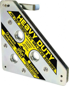 Mag-Mate 8" Wide x 3/4" Deep x 8" High, Ceramic Magnetic Welding & Fabrication Square 160 Lb Average Pull Force WS810 - 62797543