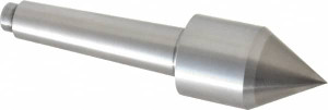 Riten 1-1/4" Head Diam, Carbide-Tipped Steel Standard Point Solid Dead Center 2MT Morse Taper, 1-1/4" Point Diam 69102 - 00093922