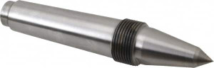 Riten 5/8" Head Diam, Carbide-Tipped Steel Long Point Solid Dead Center 4MT Morse Taper, 5/8" Point Diam, 2-9/32" Point Length, 3-3/32" OAL 68924 - 98682222