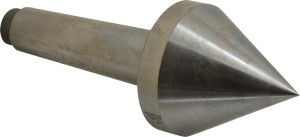 Riten 2-3/4" Head Diam, Hardened Tool Steel Pipe Nose Point Solid Dead Center 4MT Morse Taper, 2-3/4" Point Diam, 2.37" Point Length 66104 - 99286684