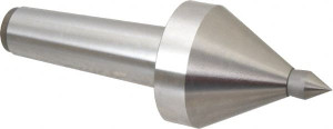 Royal MT5 Taper Shank, 3-3/8" Head Diam 5,700 & 6,865 Lb Capacity Live Center 3,500 Max RPM, 3.15" Head Length, 3/4" Point Diam, 1-1/8" Point Len, 1,165 Lb Max Workpc, 9-13/16" OAL, 3/4" Tip Diam, Long Point 10836 - 01028398