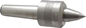 Value Collection MT5 Taper Shank, 3.1" Head Diam Live Center 2-3/4" Head Length, 1.575" Point Diam, 2-1/2" Point Len, 1,763 Lb Max Workpc, 10.6" OAL, Long Point MT-5 NC - 00098251