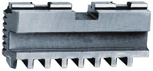 Bison 12" Max Chuck Diam Tongue & Groove Hard Lathe Chuck Master Jaws Steel, 0.7496" Groove Width, 1.2598" OAW x 4.3307" OAL 7-885-412 - 08553620