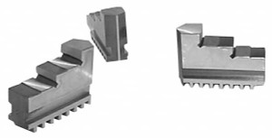 Buck Chuck 12" Max Chuck Diam Tongue & Groove Hard Lathe Chuck Top Jaws Steel, 2" OAH A123-HTJ - 01719384