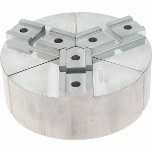 Abbott Workholding 6" Max Chuck Capacity, Serrated Interface, Round Soft Lathe Chuck Jaw 3 Jaw, Aluminum, 42.88mm Btw Mount Hole Ctrs, 6" Wide, 2" High, 18.75mm Groove, 5/16" Fastener 6P - 50484716 Abbott Workholding 6" Max Chuck Capacity, Serrated Interface, Round Soft Lathe Chuck Jaw 3 Jaw, Aluminum, 42.88mm Btw Mount Hole Ctrs, 6" Wide, 2" High, 18.75mm Groove, 5/16" Fastener 6P - 50484716
