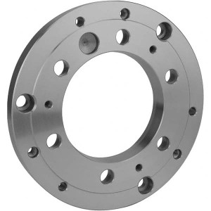 Hertel Lathe Chuck Adapter Back Plates, Nominal Chuck Size: 8, Spindle Nose Type: A Series, Mount: A1/A2-6, Chuck Compatibility: Plain Back Self-Centering, Through-Hole Diameter (Inch): 4-1/16, Chuck Diameter Compatibility: 8" FM-200/A6 - 12819231