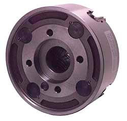 Bison 4 Jaws, 12" Diam, Independent Manual Lathe Chuck A2-8 Mount Spindle, Reversible, 1,200 Max RPM, 3.15" Through Hole Diam, Cast Iron 7-851-1218 - 08562688