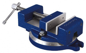 Gibraltar 4-1/2" Jaw Width, 4" Jaw Opening Capacity, Horizontal Swivel Machine Vise Manual Operation, 1 Station, 11-1/2" Long x 3-1/2" High x 1-1/4" Deep, 1-1/4" Jaw Height G-110905 - 70038237
