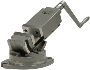 Wilton 3" Jaw Width, 3" Jaw Opening Capacity, 2-Way Angle Swivel Machine Vise Manual Operation, 1 Station, 11-1/4" Long x 5-45/64" High x 1-5/16" Deep, Alloy Steel 11704 - 03895141