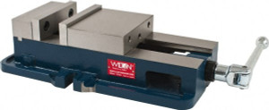 Wilton 6" Jaw Width, 7-1/2" Jaw Opening Capacity, Horizontal Stationary Machine Vise Manual Operation, 1 Station, 19-45/64" Long x 6.7" High x 1-3/4" Deep, 2" Jaw Height, 85,000 psi Max Clamp Force, Ductile Alloy 63186 - 09502766