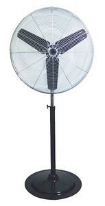 TPI 30" Blade Air Circulator w/Pedestal Mount, 1/3 HP - CACU 30-PO-HD