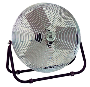 TPI 24" Blade Industrial Workstation Floor Fan, 1/8 HP - F-24-TE