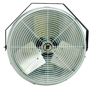 TPI 18" Blade, Corrosion Resistant Workstation Air Circulator, Wall/Ceiling Mount - U-18-CR