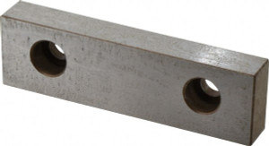 Kurt 5" Wide x 1.485" High x 0.735" Thick, Flat/No Step Vise Jaw Hard, Steel, Fixed Jaw, Compatible with 5" Vises D50-7 - 09211350