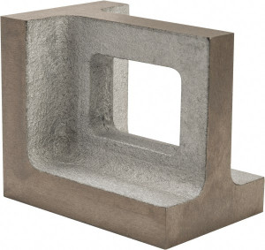 Value Collection 1 Hole, 6" High x 4" Wide x 5" Deep, Right Angle Iron Semi-Steel, Machined, Parallel to within 0.003" per 6", Square to within 0.004" per 6" 418-4115 - 70146030