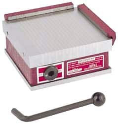 Suburban Permanent Magnetic Chucks, Shape: Square, Magnet Pole Type: Fine Pole, Width/Diameter (Inch): 9, Length (Inch): 9, Application: Squaring, Height (Inch): 2-5/8 MC99FP - 05738448