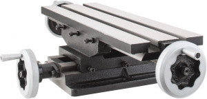 Value Collection 6" Table Width x 19 Table Length, 7-1/2" Cross Travel x 11" Longitudinal Travel, Slide Machining Table 5" Overall Height, Two 9/16" Longitudinal T Slots, 10-1/2" Base Length x 8" Base Width TC18-2 - 00695148