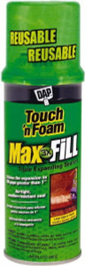 DAP 12 oz Aerosol Amber Polyurethane Foam 10 to 25 min Tack Free Dry Time, 4 hr Full Cure Time 7565000043 - 46023396