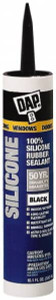 DAP 10.1 oz Tube Black RTV Silicone Joint Sealant -40 to 400°F Operating Temp, 10 to 20 min Tack Free Dry Time, 24 hr Full Cure Time 7079808642 - 71006902