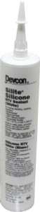 Devcon 10.3 oz Cartridge White RTV Silicone Joint Sealant 450°F Max Operating Temp 17140 - 87424941