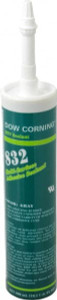 Dow Corning 10.1 oz Cartridge Gray RTV Silicone Joint Sealant -67 to 300°F Operating Temp, 90 min Tack Free Dry Time, Series 832 2468514 - 00232124