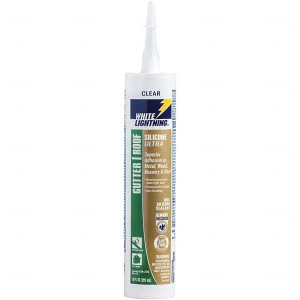 White Lightning 10 oz Tube White Silicone Sealant -80 to 450°F Operating Temp, 30 min Tack Free Dry Time, 24 to 48 hr Full Cure Time W43101010 - 54408083