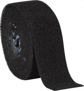 Velcro 2" x 5 Yd Adhesive Backed Loop Roll Continuous Roll, Black 213027 - 67126920