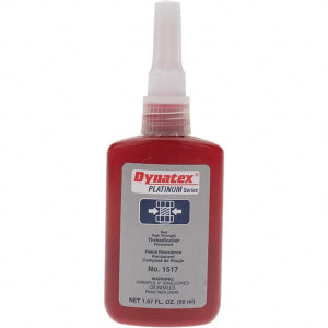 Made in USA 50 mL Bottle, Red, High Strength Liquid Threadlocker BD1517 - 61662326