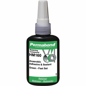 Value Collection Threadlockers & Retaining Compounds, Type: Retaining Compound, Series: HM160, Container Type: Bottle, Color: Green, Strength: Medium, Container Size: 50 mL HM160 50ML - 72449960