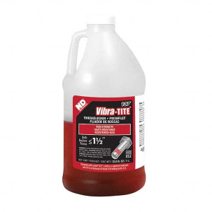 Vibra-Tite 1 L Jug, Red, High Temp/High Strength Threadlocker Series 137, 24 hr Full Cure Time, Heat Removal 13700 - 31223217