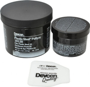 Devcon 4 Lb Pail Two Part Epoxy 45 min Working Time, Series Plastic Steel 10120 - 00260109