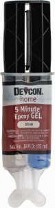 Devcon 25 mL Cartridge Two Part Epoxy 4 to 5 min Working Time 21045 - 00261370