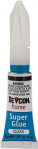 Devcon 0.07 oz Tube Clear Instant Adhesive Bonds to Ceramic, Glass, Metal, Plastic & Vinyl 29045 - 00261602