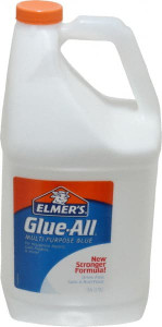 Elmers 1 Gal Bottle White All Purpose Glue 5 min Working Time, Bonds to Ceramic, Fabric, Leather, Paper & Wood E1326 - 74045154 Elmers 1 Gal Bottle White All Purpose Glue 5 min Working Time, Bonds to Ceramic, Fabric, Leather, Paper & Wood E1326 - 74045154