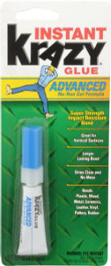 Elmers 0.14 oz Tube Clear Instant Adhesive 1 min Working Time, Bonds to Ceramic, Leather, Metal, Plastic, Porcelain, Rubber, Vinyl & Wood KG48448MR - 83665844