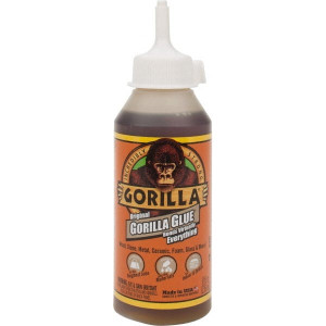 Gorilla Glue 8 oz Bottle Brown All Purpose Glue 20 min Working Time 8 OZ. GG - 88878327
