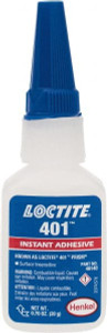 Loctite 0.70 oz Bottle Clear Instant Adhesive Series 401, 15 sec Fixture Time, 24 hr Full Cure Time, Bonds to Plastic & Rubber 135429 - 88545264