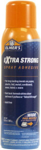 Elmers 13.5 oz Aerosol Clear Spray Adhesive High Tack E455 - 92371988