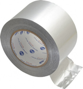 Intertape 60 Yd x 3" x 5 mil Silver Aluminum Foil Tape Acrylic Adhesive, 28 Lb Tensile Strength, -29.2 to 325°F, Series ALF300 ALF3000360 - 62472618