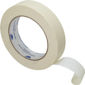 Intertape 1" Wide x 180 ft. Long x 5 mil Tan Paper Masking Tape Rubber Adhesive, 21 Lb/In Tensile Strength, Series PG500 PG500.16 - 00321000