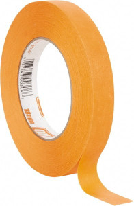 Intertape 3/4" Wide x 180 ft. Long x 7.3 mil Orange Paper Masking Tape Rubber Adhesive, 23 Lb/In Tensile Strength, Series Orange Mask OM1855 - 62473061